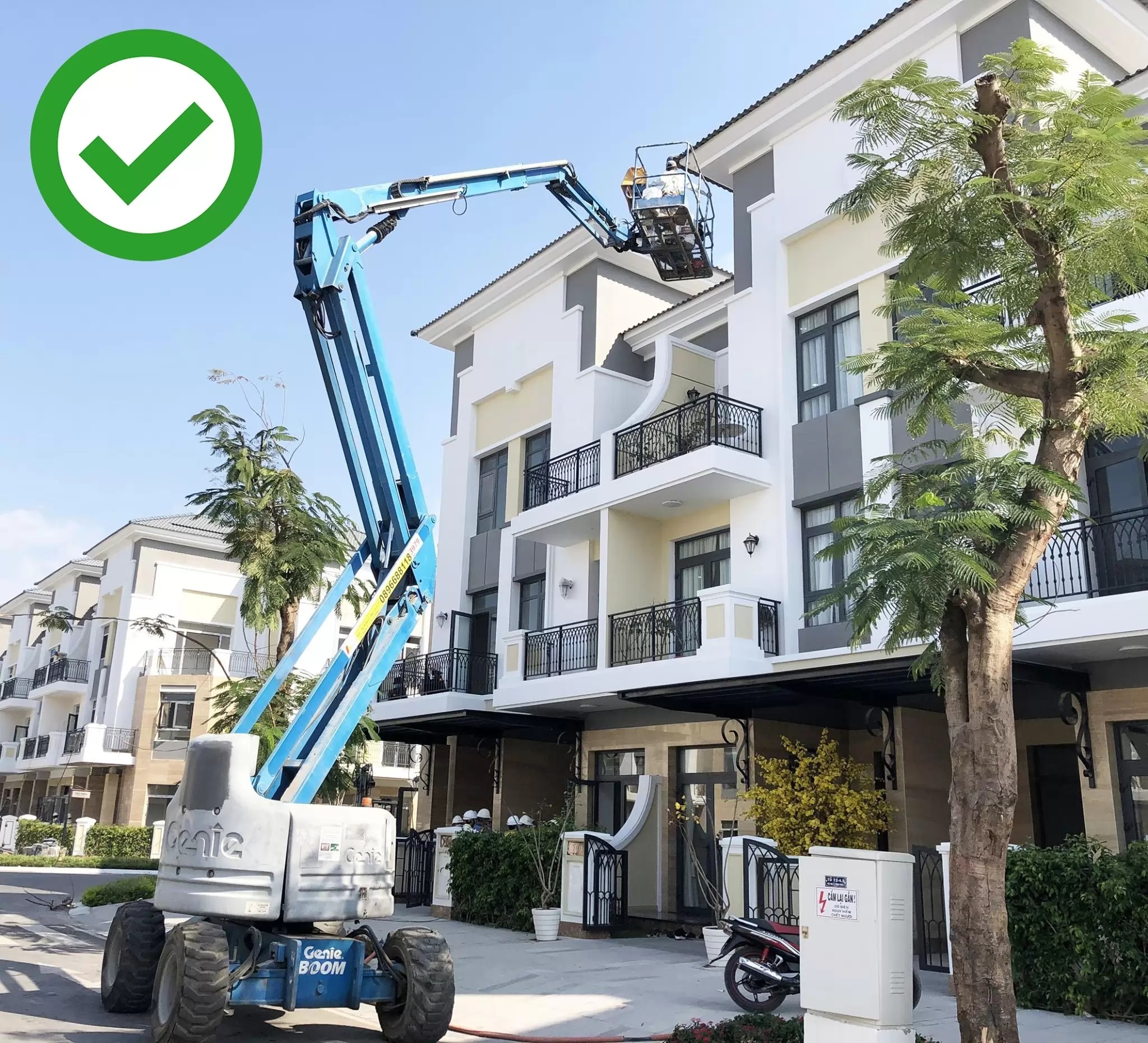 Ứng dụng xe nâng người